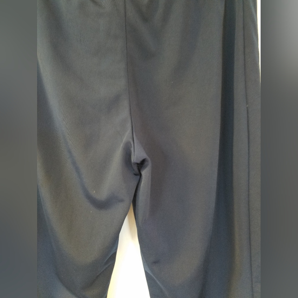 Adidas Men's Tricot Three Stripes Track Pants  Size Large Navy - Picture 7 of 14